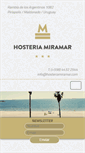 Mobile Screenshot of hosteriamiramar.com